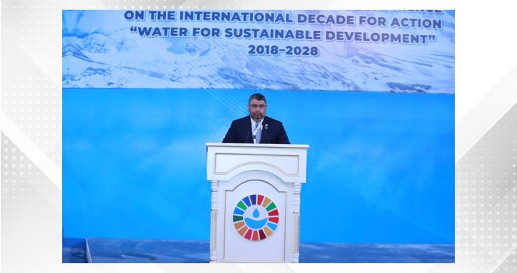 Electricity Minister participates in 4th High-Level International Conference on International Decade for Action, "Water for Sustainable Development" in Dushanbe